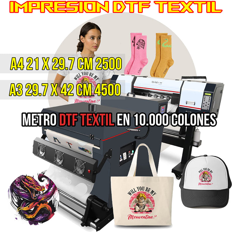 Servicio de Impresión DTF (Direct to Film)
